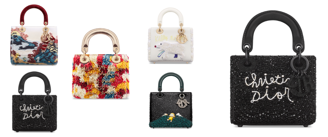 Dior Lady Art Woo KukWon 微型提包